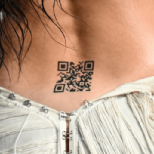 Katy Perry QR Code Tattoo